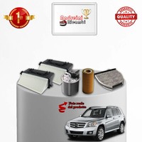 Set Service 4 Filter Mercedes Classe GLK 350 CDI X204 195KW 265CV Von 2012->