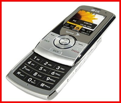 LG LX370 Sprint Silver Cell Phone-PARTS ONLY