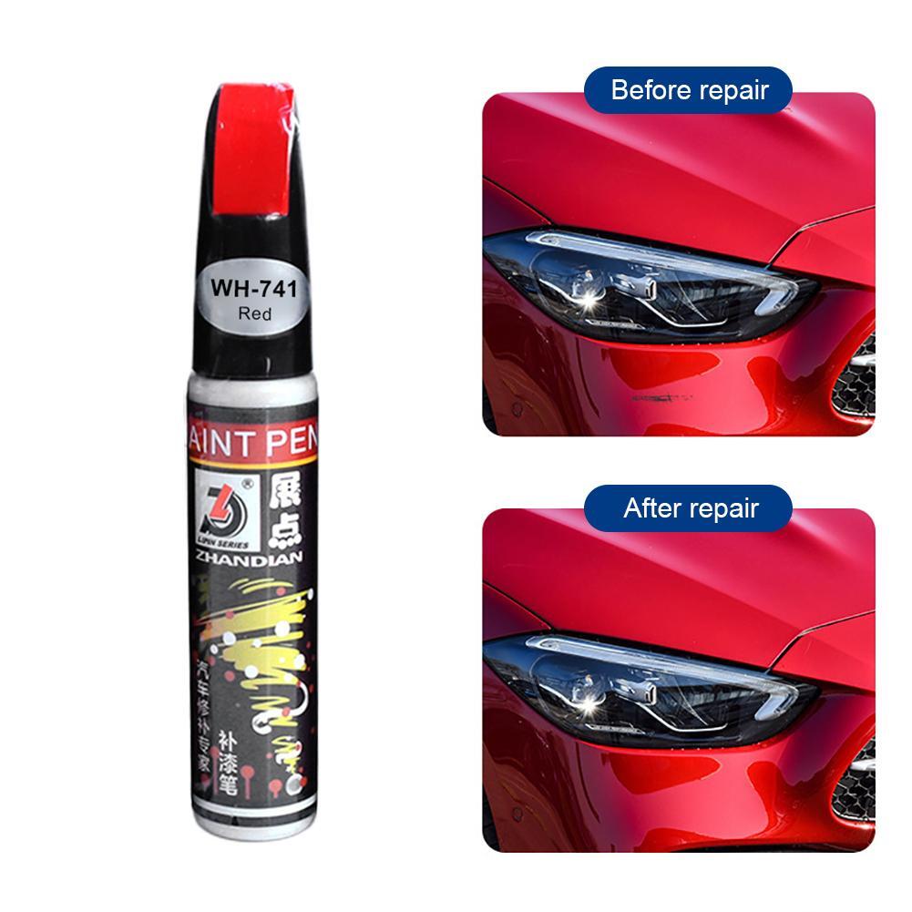Car Scratch Remover 13ML Erase Scratches Pen Vehicle Repair Tools (Red