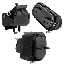 Engine Motor Mount & AUTO Trans Mounts 3 PCS Set for 89-92 Cadillac Allante 4.5L