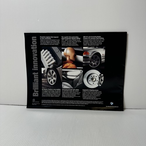 Original 1999 BMW Full Line Foldout Sales Brochure Large Poster 3 5 7 M Z3 X5 - Picture 2 of 2