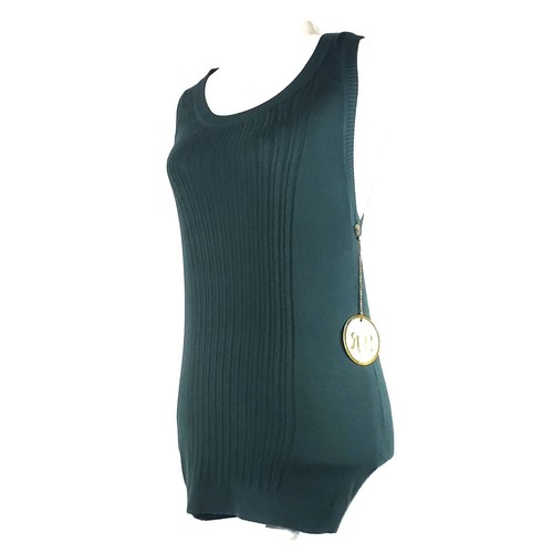 Rachel Roy New York Green Racer Back Tank Top Sweater Sleeveless BNWT New Size S - Picture 2 of 6