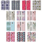 OFFICIAL CAT COQUILLETTE PATTERNS 6 LEATHER BOOK CASE FOR MOTOROLA PHONES