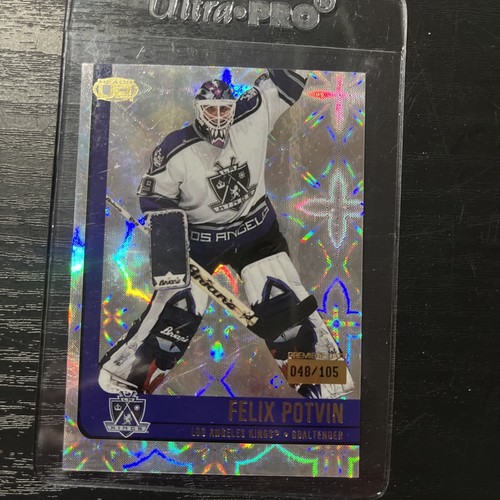 Felix Potvin Los Angeles Kings 2001-02 Pacific Heads Up Parallel #048/105!!!