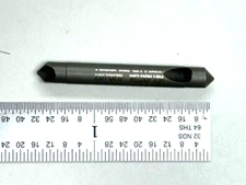 1/16-11/64" 90 DEG ZERO FLUTE DOUBLE END COUNTERSINK - WELDON DB-6- USA