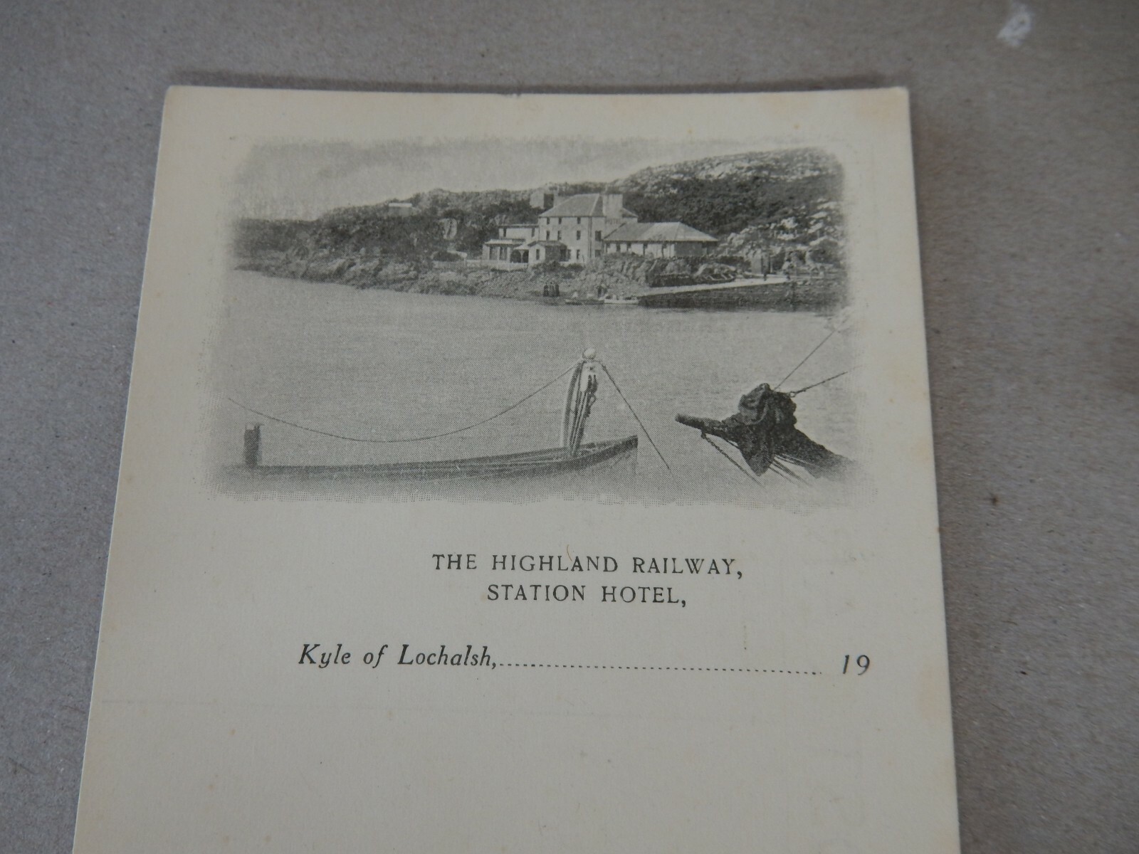 KYLE OF LOCHALSH HIGHLAND RAILWAY POSTCARD EARLY P11A11 Nowa, najnowsza praca