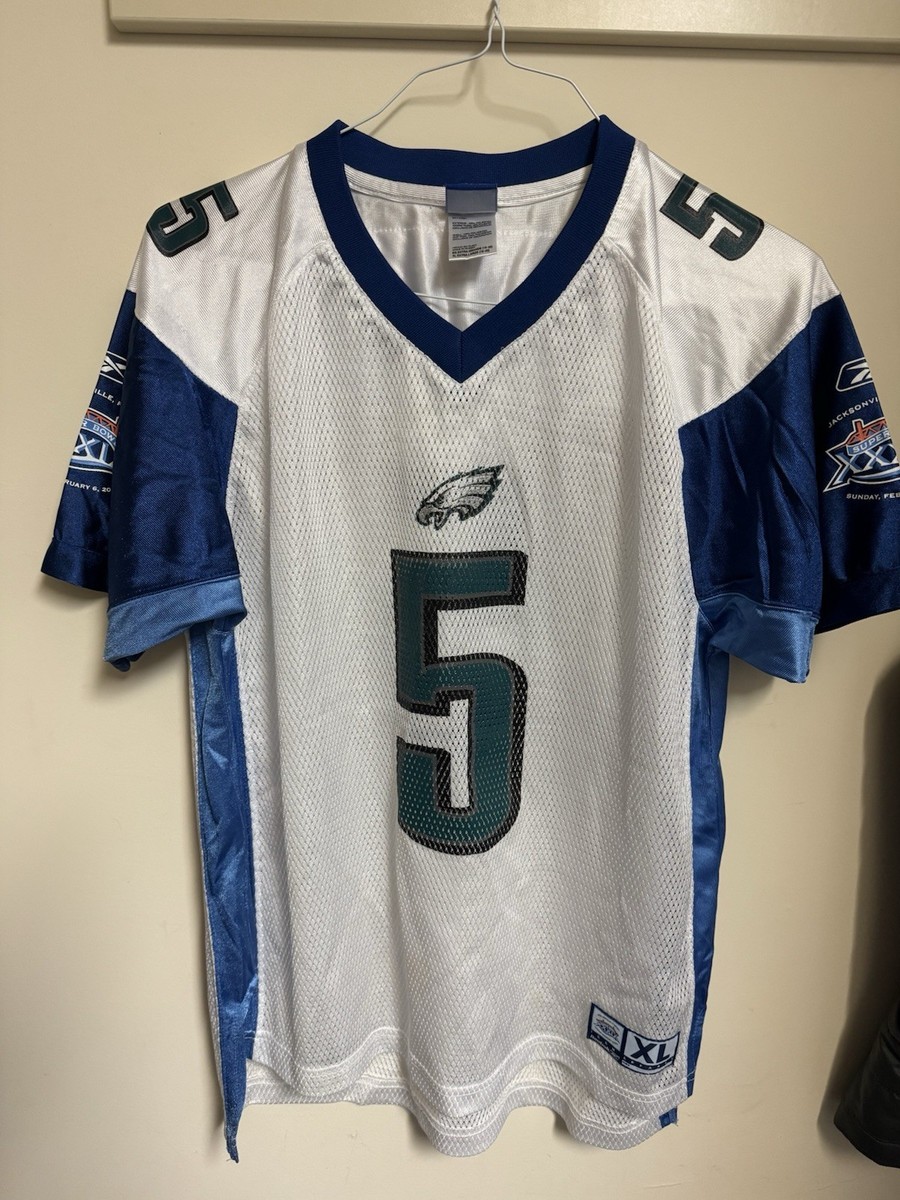 Vtg Donovan McNabb #5 Philadelphia Eagles Super Bowl XXXLX Jersey