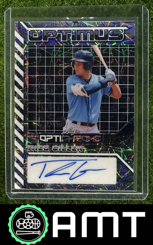 Theo Gillen 2025 Leaf Optichrome Lazer Silver 9/10 Optimus Auto #OA-TG1