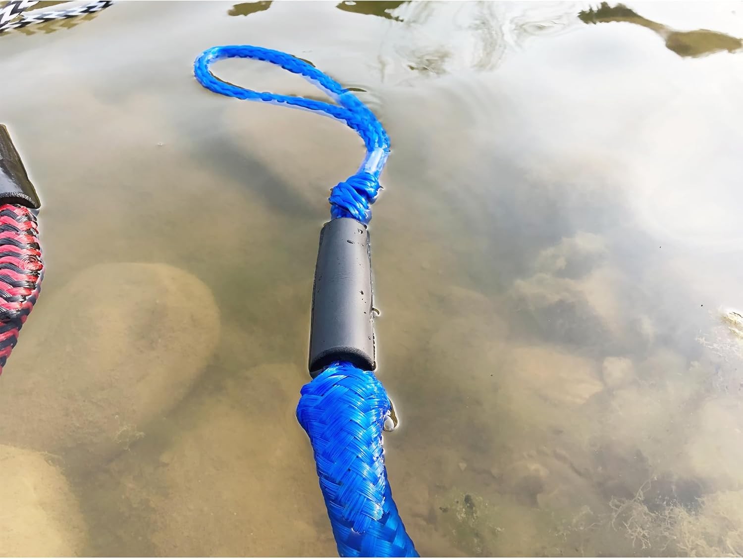 Pack of 4 Dock Bungee Line 4 feet to 5.5 (length only), Dark Blue 4P 