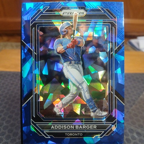Hot Rookie!!!! 2023 Panini Prizm Blue Ice Prizm Rookie RC #115 Addison Barger - Picture 3 of 7