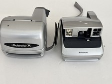Polaroid 600 Silver Express Camera box Polaroid 600 2 cameras as-is
