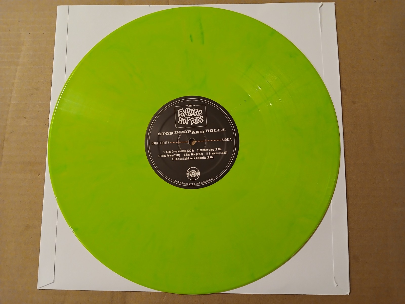 FOXBORO HOT TUBS STOP DROP AND ROLL RECORD ALBUM LP GORGEOUS GREEN VINYL