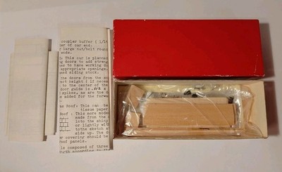 Sandy River Car Shops ON2 B&SR #56 Box Car Kit 52 58 Series