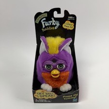 Vtg 1999 Hasbro Model 70-751 Talking Furby Buddies Tiger Purple Orange In Box