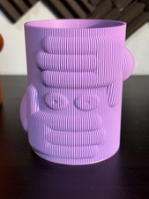 Vaso Framey Viola Opaco - stampa 3D, design moderno