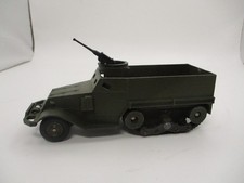 FRENCH DINKY TOYS 822 M3 ARMY HALFTRACK WITH MACHINE GUN RARE NEAR MINT PLUS 