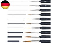 Feine Pinsel Set, 10 StüCk Acrylfarben, Acryl Pinsel Aquarell Modellbau