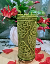 Candle 100% Beeswax,  1 x Handmade  Round Candle, 14 cm x 6 cm