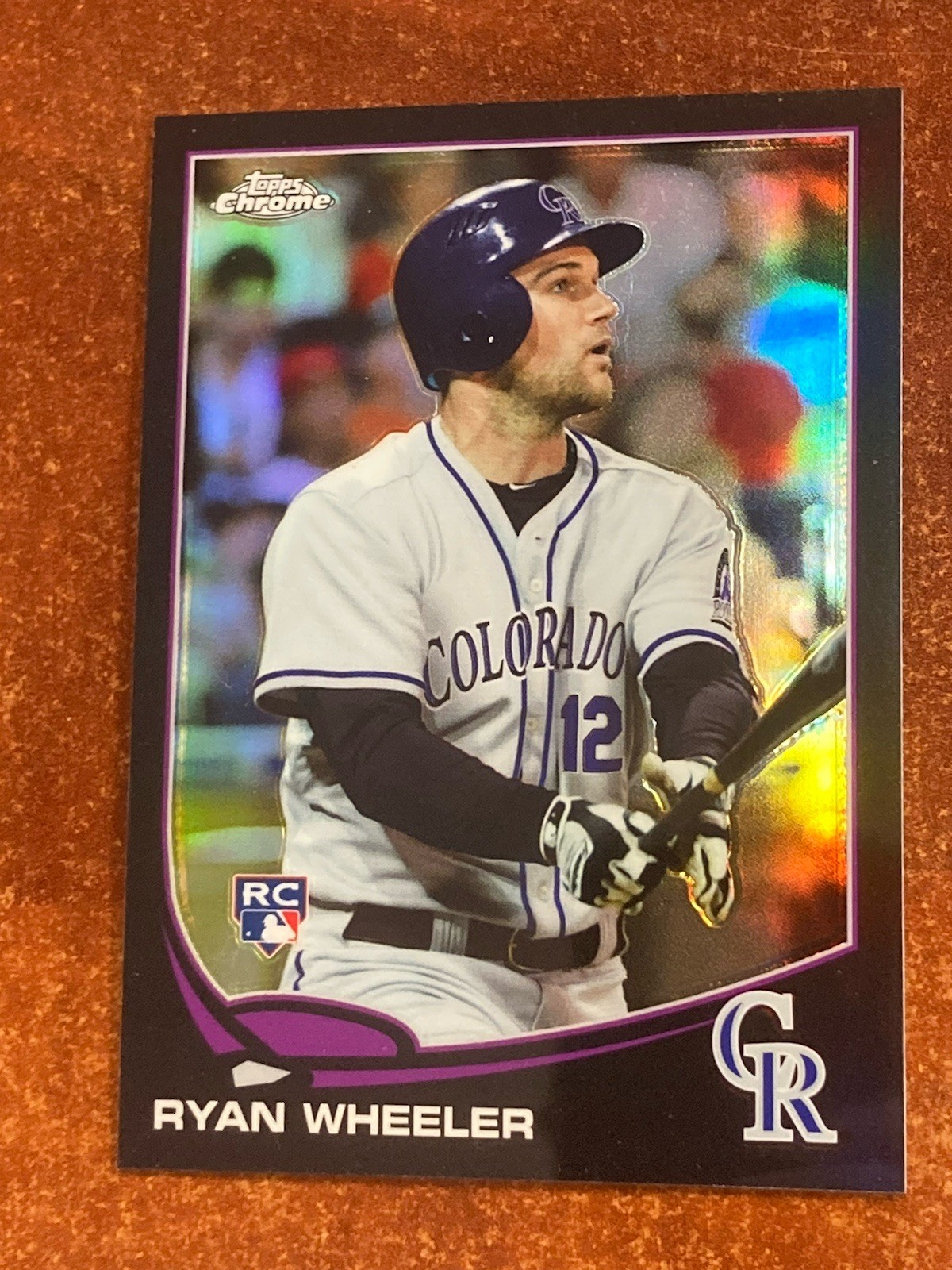 2013 Topps Chrome Black Refractor 11/100 Ryan Wheeler #71