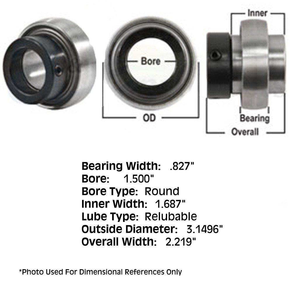 WN-JD9434-PEX Beater Bearing Fits John Deere 6620 7720 8820 7721 4420 6622 9400