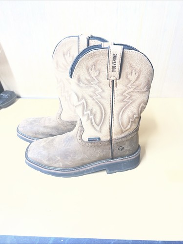 Wolverine Men Rancher Waterproof Wellington Work Boot Shoes Sz 9.5