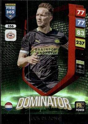 FIFA 365 Adrenalyn XL Panini Card 2024/25 # 356 Luuk de Jong PSV Eindhoven