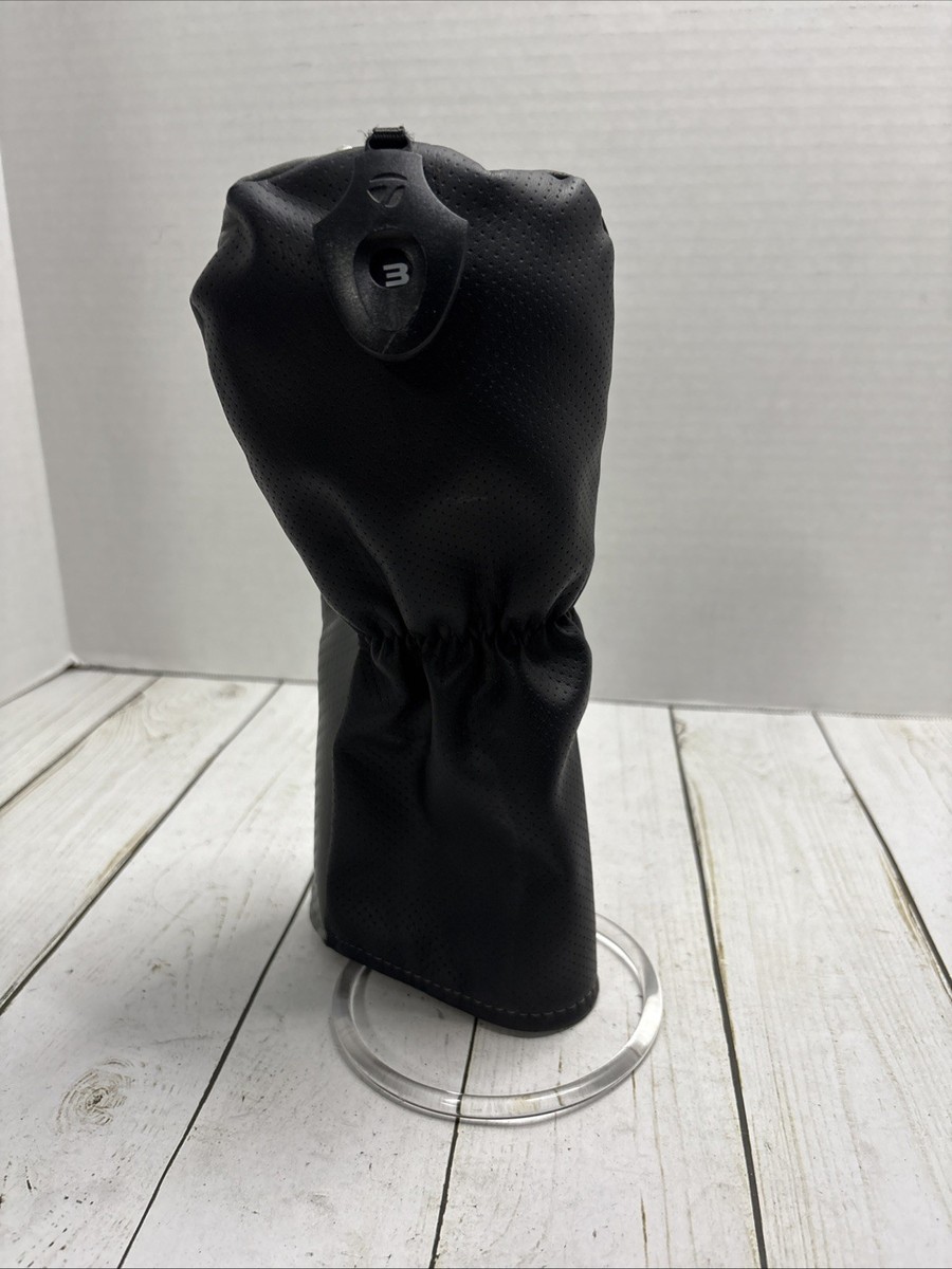 Taylormade M2 Leather Driver Head Cover - Black/Gray/Lime