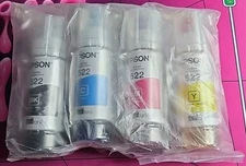 Genuine Epson 522 Ink Bottles 4 Pack for ET-2720 ET-2800 ET-2803 ET-4700 ET-4800