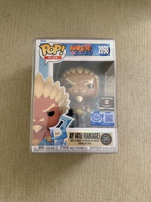 Funko Pop! Naruto Shippuden #2098 Ay 4th Raikage GITD Chase Chalice W/ Protector