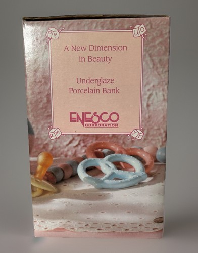 Precious Moments 1990 Underglaze Porcelain Bank Pink 434515 NEW - Picture 11 of 14