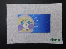 Moon by dede CT64 Hand Painted Needlepoint