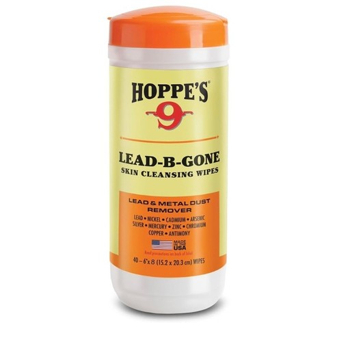 Hoppe's LBG40 Lead-B-Gone Skin Cleansing Wipes