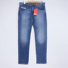 Diesel Mens Jeans 2019 D-Strukt Slim Leg Medium Wash Blue Size NWT
