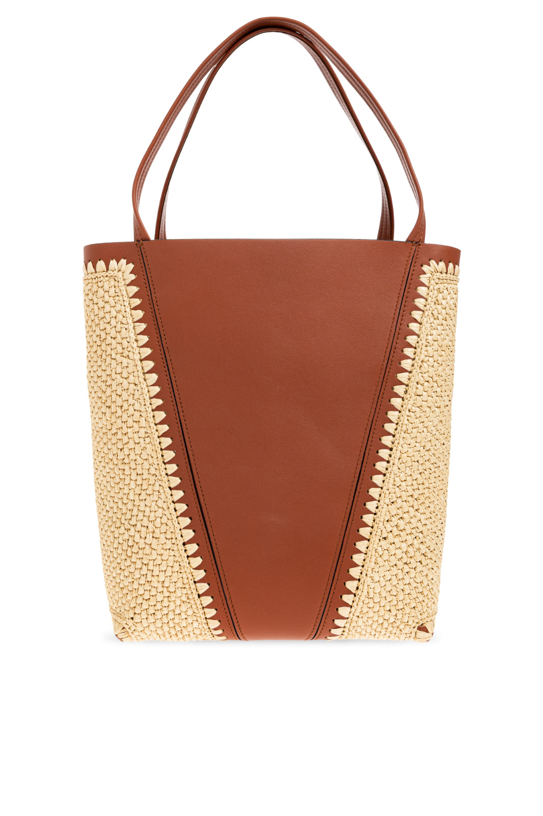Chloe Medium Brown Leather Tote Bag New & Authentic image 2