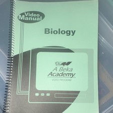 A Beka Academy Biology Video Manual Study Guide Ring/Wire Bound
