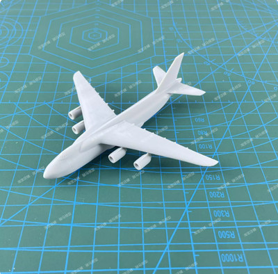 3D Printed Model Unpainted 1/1500/1250/700 Russia An-124 Transport Aircraft