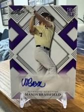 Mason Brassfield 2023 Leaf Perfect Game Top Prospect 1st RC Auto #1/1