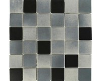 Graues Keramikmosaik 30 X 30 Cm, Mosaik In GrautöNen FüR KüChe Und Bad