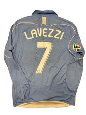 maglia calcio vintage Napoli LAVEZZI 2008 2009 shirt calcio Jersey Diadora Lete