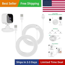 2Pack 25ft/7.5m Power Cable for Blink Mini, Extension USB Cable Continuously ...