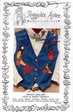 DIFÍCIL DE ENCONTRAR!TWEET DREAMS CHALECO &amp; DISEÑO DE CAMISETA COLECCIÓN RAGGEDEE ANDEE