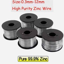 99,99% Hochreiner Zinkdraht Reiner Zinkdraht  0,3mm 0,5mm 0,8mm 1mm 1,2mm - 12mm