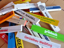 🌞 10 Stück 2m Zollstöcke Gliedermaßstab Sammlung Zollstock Meterstab