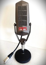 Awesome 1930's AIRLINE RIBBON Microphone, Model MW, customized w/ stand  cable