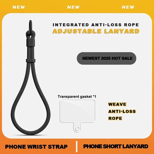Adjustable Phone Lanyard Handwoven Hanging Wrist Straps Hanging Rope - Photo 13 sur 20