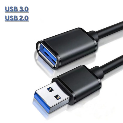 USB 3.0 Verlängerungskabel SuperSpeed Schnellkabel Stecker auf Buchse 0,5 1m 2m 3m und 5m