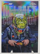 2025 Topps Chrome Formula 1 F1 #HC-4 Lando Norris Helmet Collection Refractor