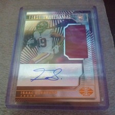 2024 Panini Illusions First Impressions Auto Isaac Guerendo #140 /299 RC 49ers