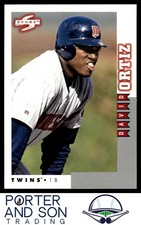David Ortiz RC 1998 Score Rookie & Traded #RT74 Minnesota Twins Baseball Card. rookie card picture