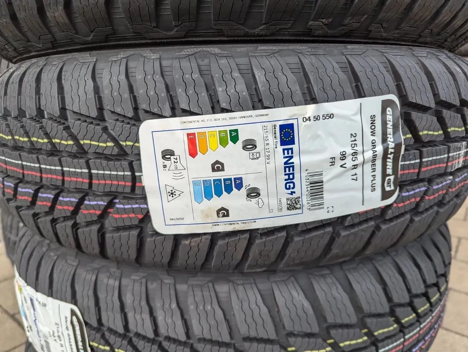 Neu! 4x Winterreifen 215/65 R17 99V General By Continental Snow Grabber Plus - Bild 2 von 4